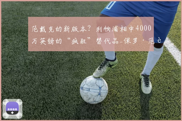范戴克的新版本？利物浦相中4000万英镑的“疯狂”替代品_保罗·范赫克_布莱顿_中后卫